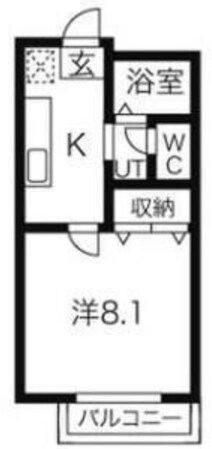 モンテベルデの物件間取画像